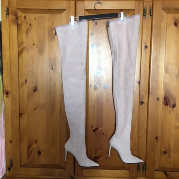 Balmain Pink Heeled Boots - Picture 3 of 5